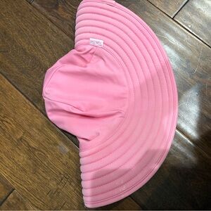 Ruffle Butts Pink Kids Sun Hat